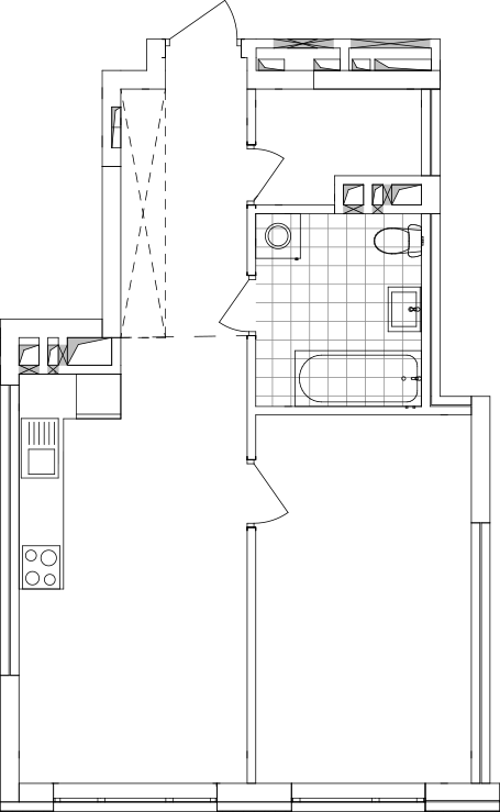 -кімнатна у ЖК Варшавський 2
