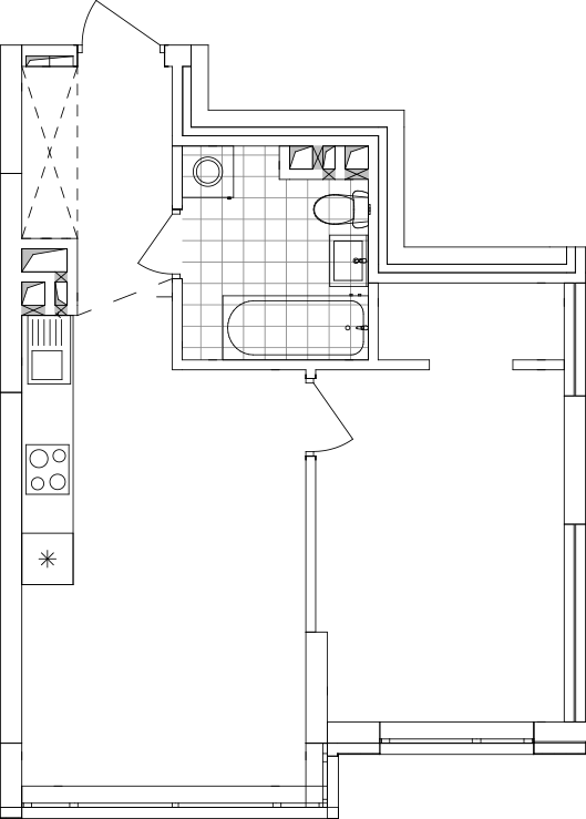 -кімнатна у ЖК Варшавський 2
