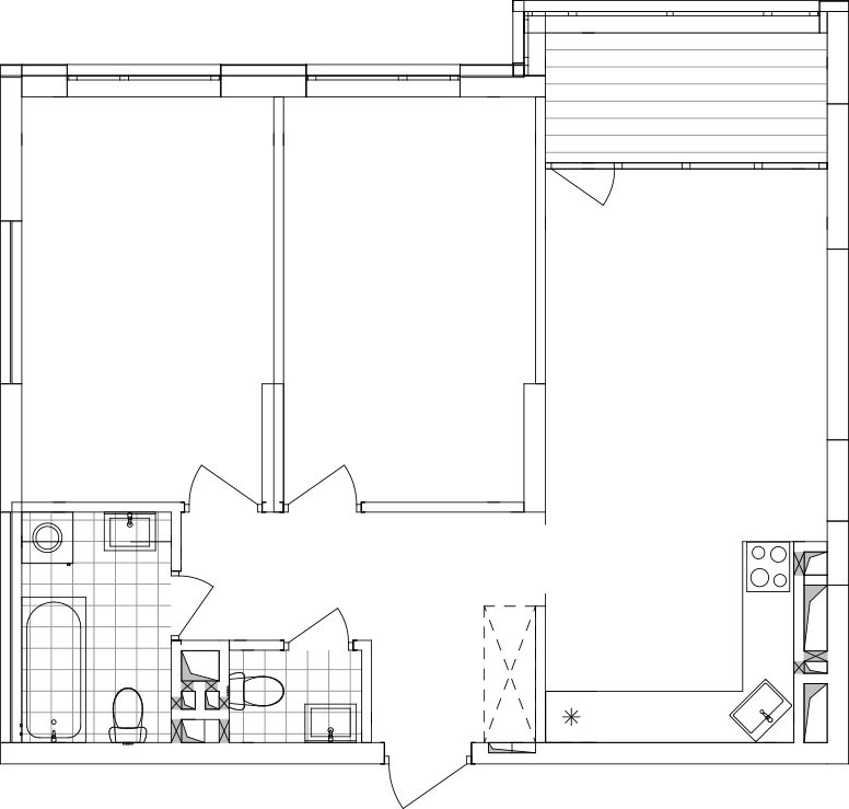 -кімнатна у ЖК Варшавський 2