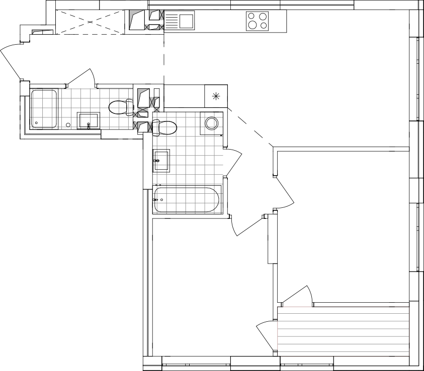 -кімнатна у ЖК Варшавський 2