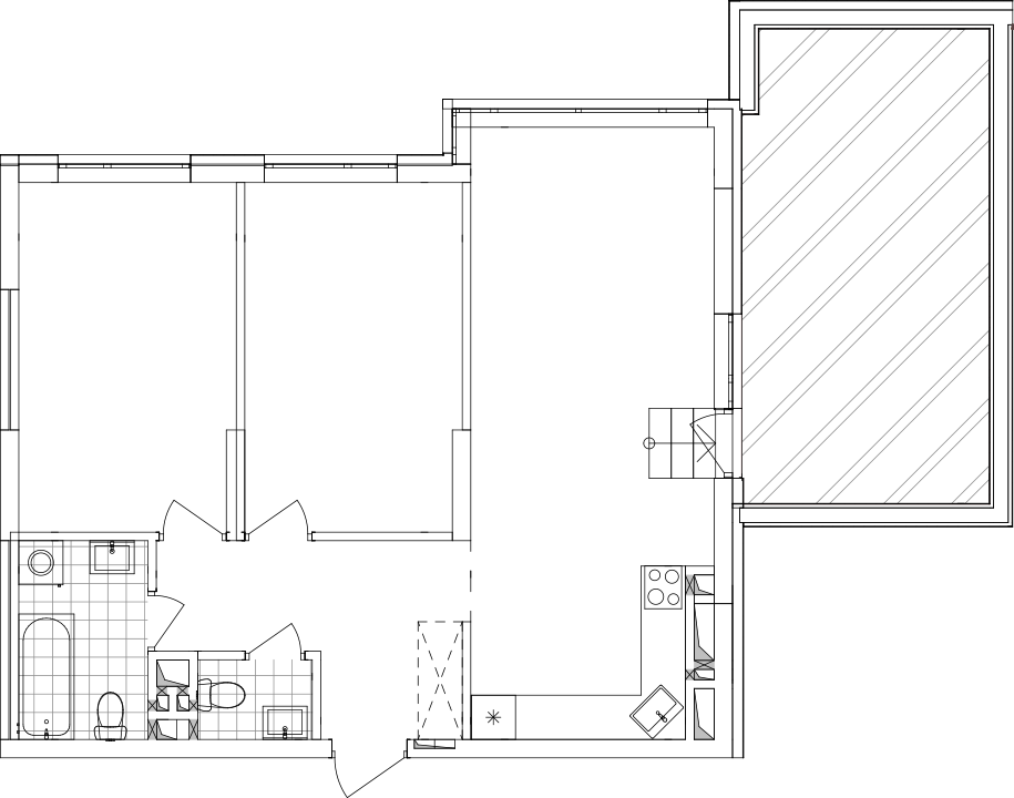 -кімнатна у ЖК Варшавський 2