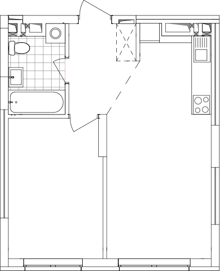 -кімнатна у ЖК Варшавський 2