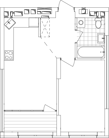 -кімнатна у ЖК Варшавський 2