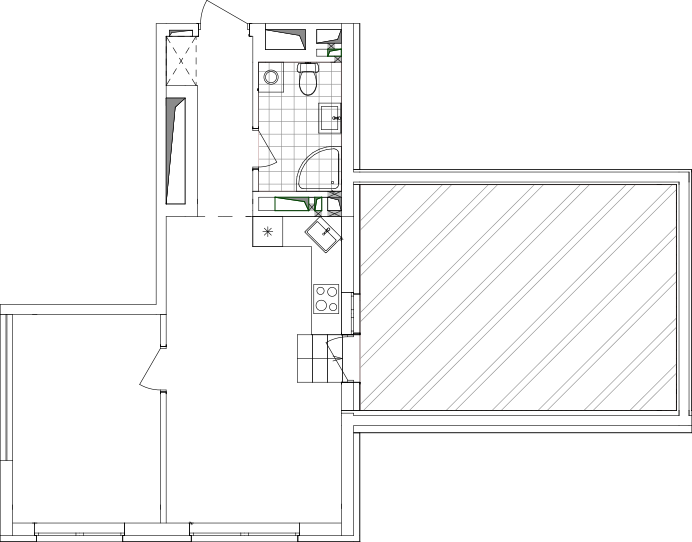 -кімнатна у ЖК Варшавський 2