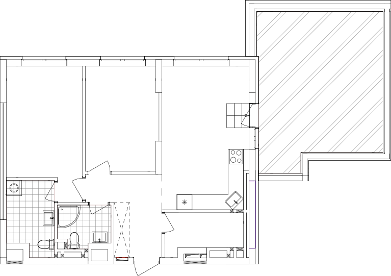 -кімнатна у ЖК Варшавський 2