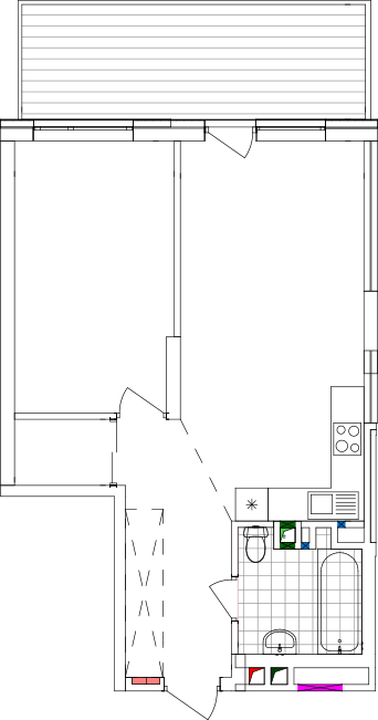 -кімнатна у ЖК Варшавський 2