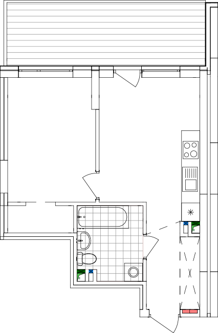 -кімнатна у ЖК Варшавський 2