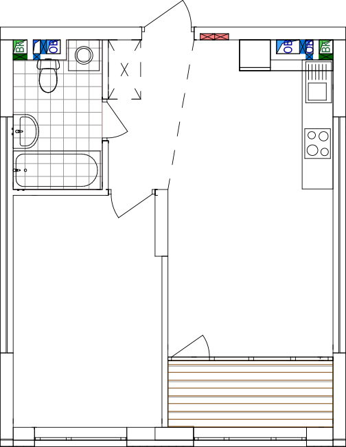 -кімнатна у ЖК Варшавський 2