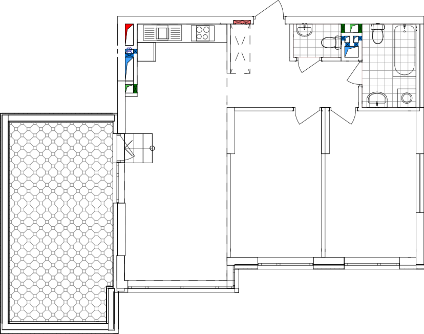 -кімнатна у ЖК Варшавський 2