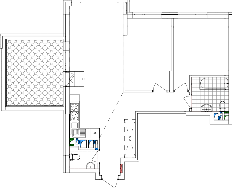 -кімнатна у ЖК Варшавський 2