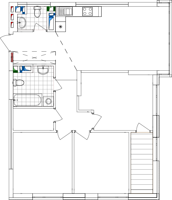 -кімнатна у ЖК Варшавський 2
