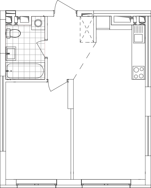 -кімнатна у ЖК Варшавський 2