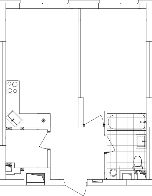 -кімнатна у ЖК Варшавський 2