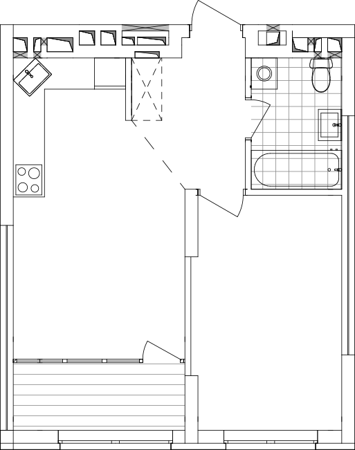 -кімнатна у ЖК Варшавський 2