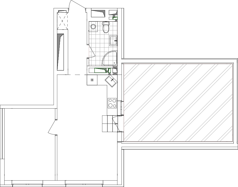 -кімнатна у ЖК Варшавський 2