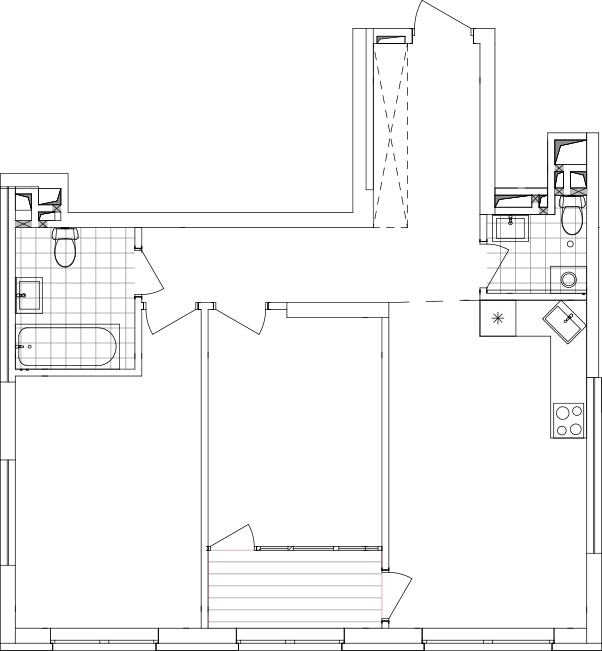 -кімнатна у ЖК Варшавський 2