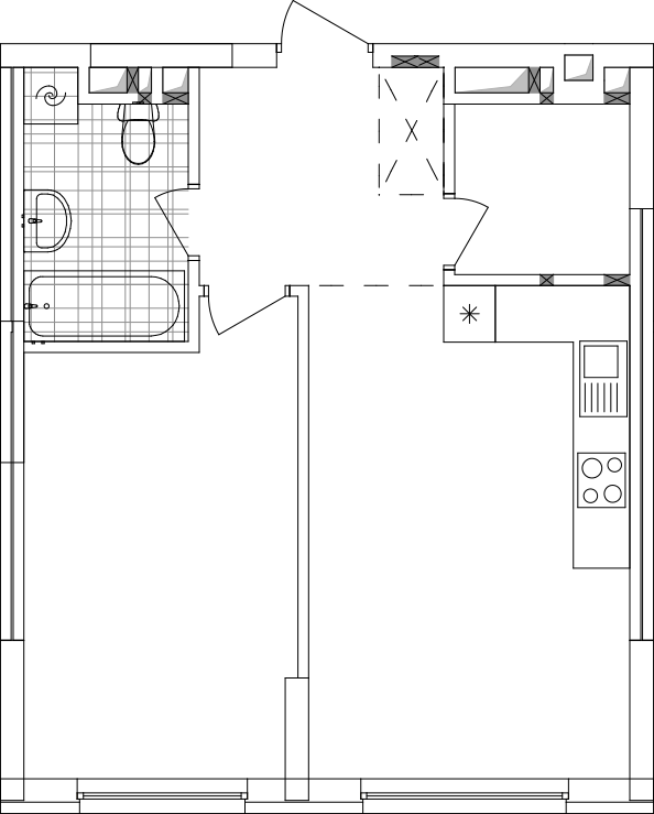 -кімнатна у ЖК Варшавський 2