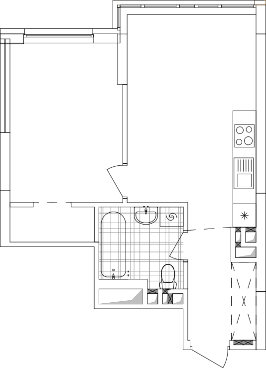 -кімнатна у ЖК Варшавський 2
