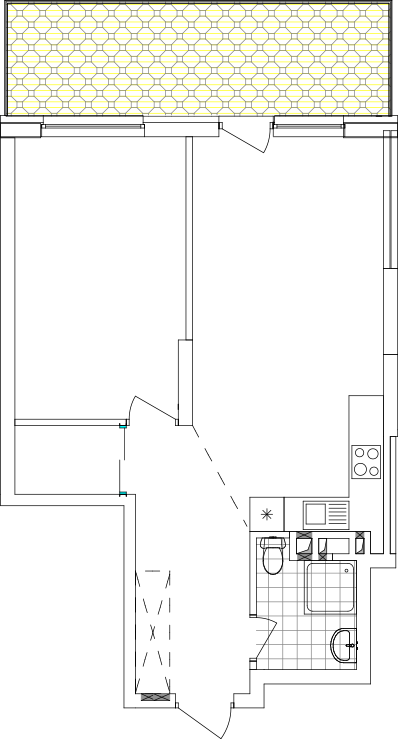 -кімнатна у ЖК Варшавський 2