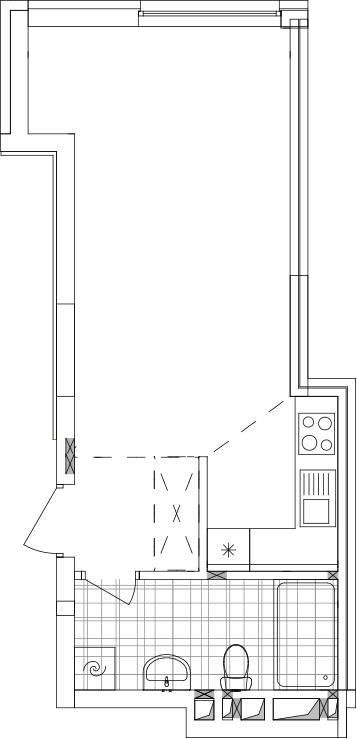 -кімнатна у ЖК Варшавський 2