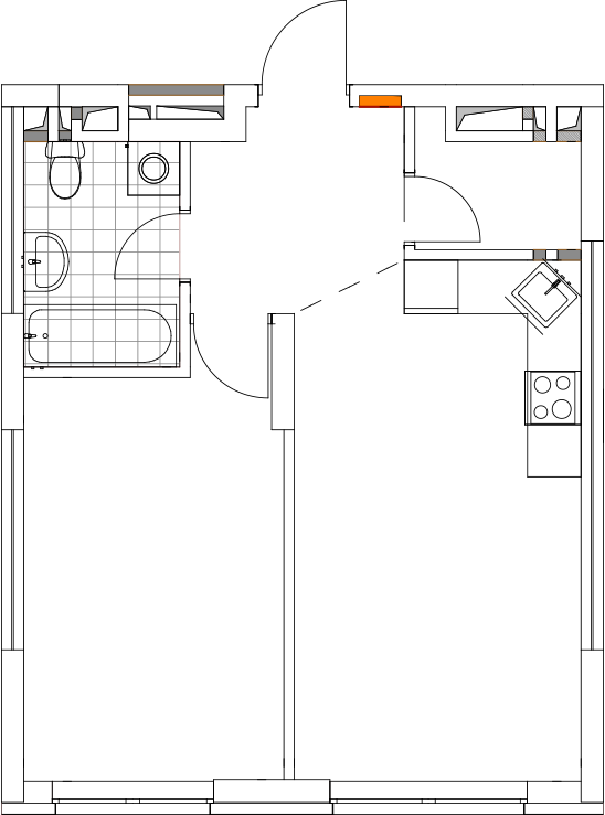 -кімнатна у ЖК Варшавський 2