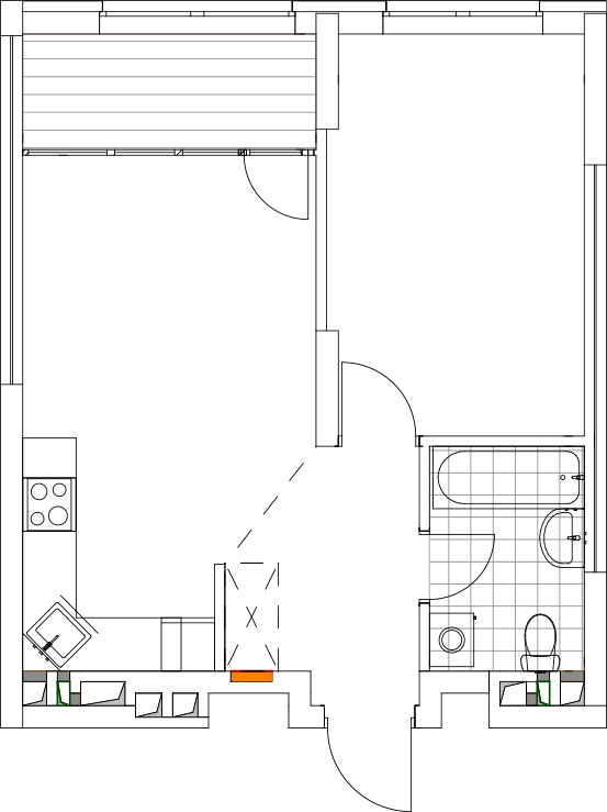 -кімнатна у ЖК Варшавський 2