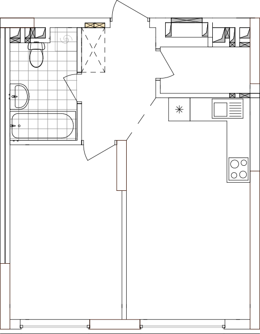 -кімнатна у ЖК Варшавський 2