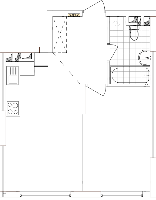 -кімнатна у ЖК Варшавський 2