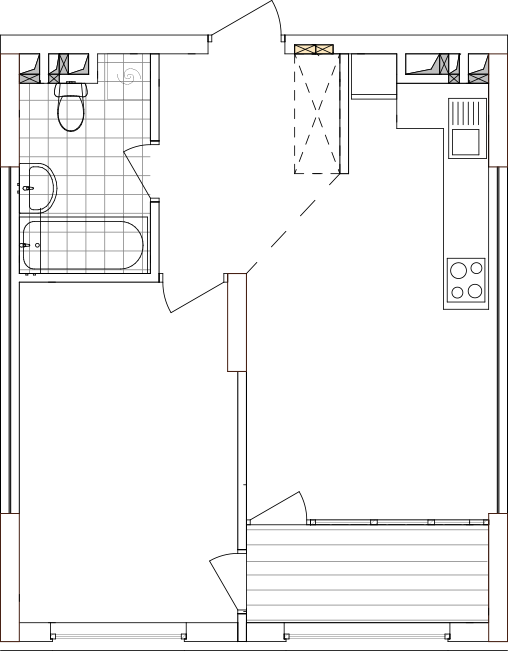 -кімнатна у ЖК Варшавський 2