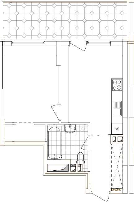 -кімнатна у ЖК Варшавський 2