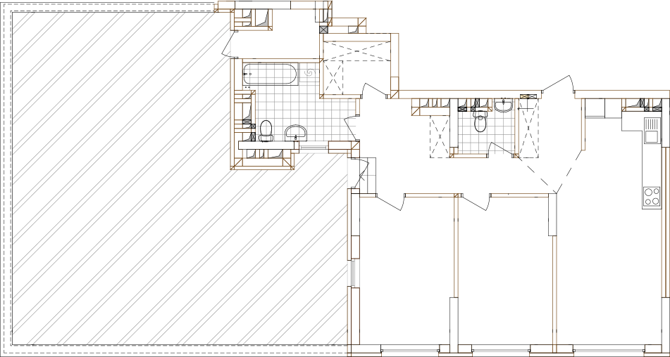 -кімнатна у ЖК Варшавський 2