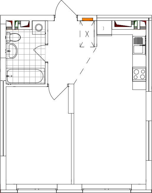 -кімнатна у ЖК Варшавський 2