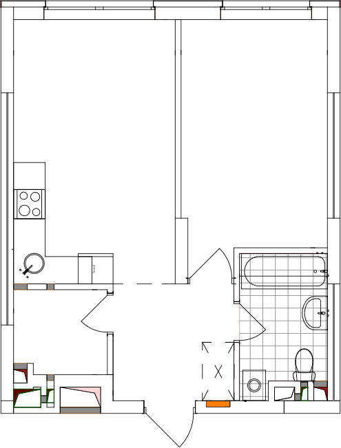 -кімнатна у ЖК Варшавський 2