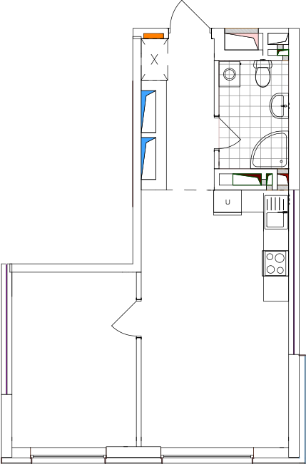 -кімнатна у ЖК Варшавський 2