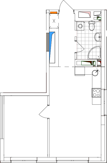 -кімнатна у ЖК Варшавський 2