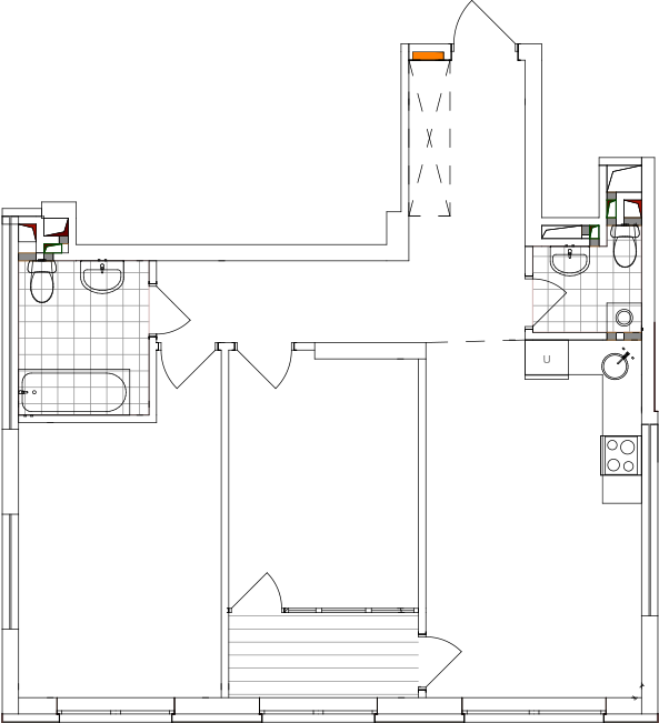 -кімнатна у ЖК Варшавський 2