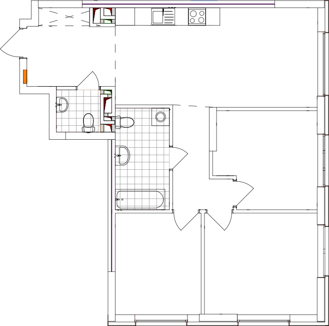 -кімнатна у ЖК Варшавський 2