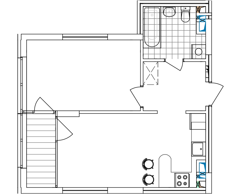 -кімнатна у ЖК Варшавський 2