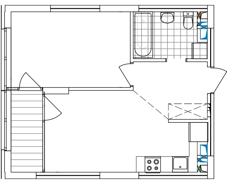 -кімнатна у ЖК Варшавський 2