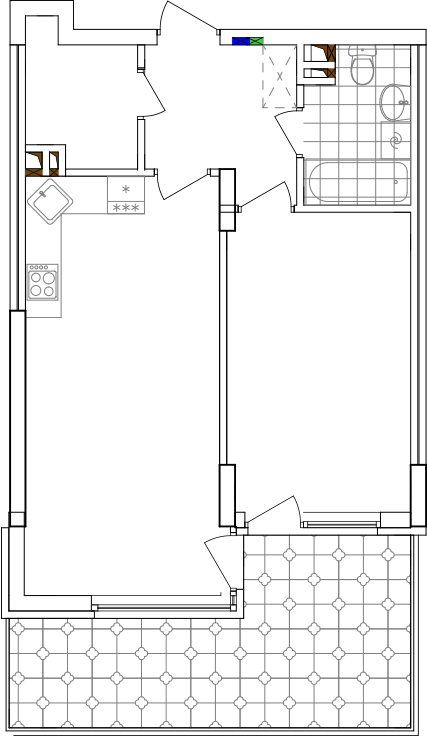 -кімнатна у ЖК Варшавський 2