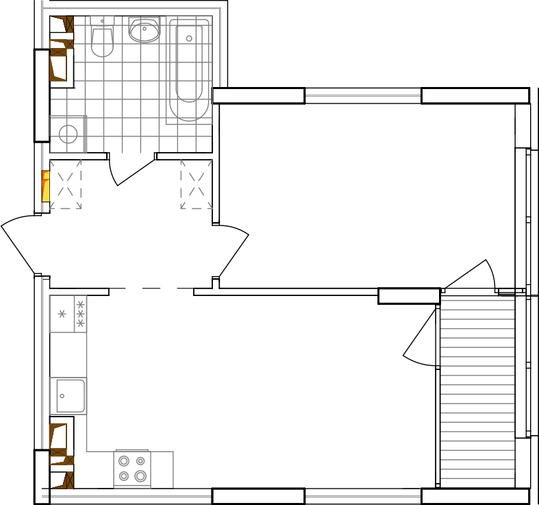 -кімнатна у ЖК Варшавський 2