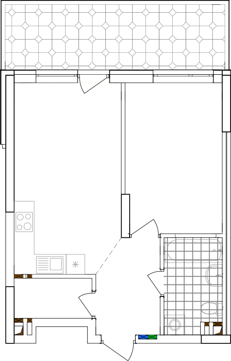 -кімнатна у ЖК Варшавський 2