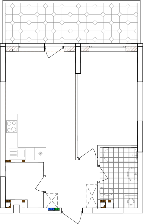 -кімнатна у ЖК Варшавський 2