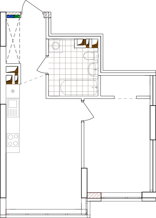 -кімнатна у ЖК Варшавський 2