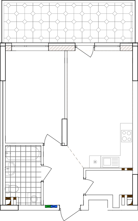 -кімнатна у ЖК Варшавський 2