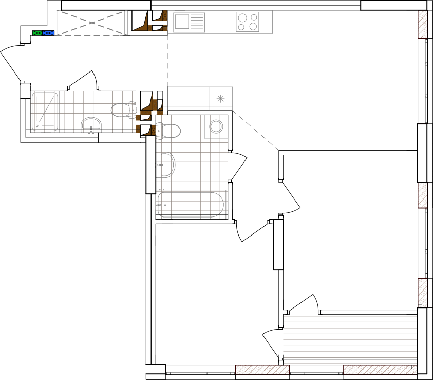 -кімнатна у ЖК Варшавський 2