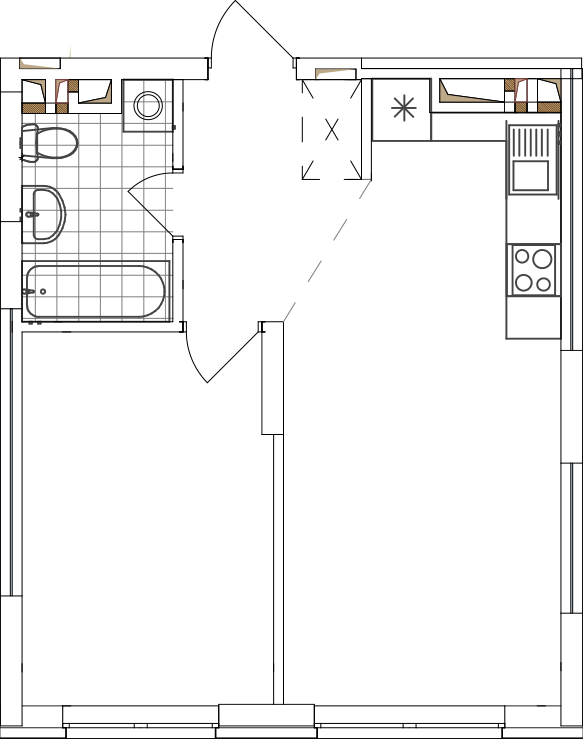 -кімнатна у ЖК Варшавський 2