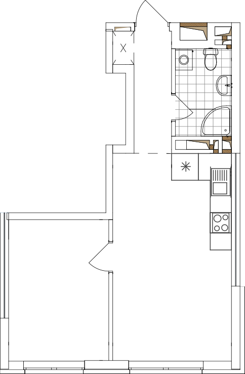 -кімнатна у ЖК Варшавський 2
