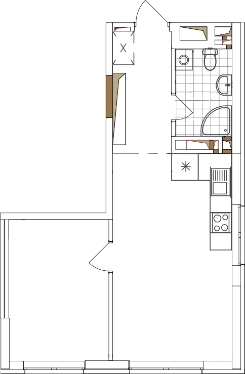 -кімнатна у ЖК Варшавський 2