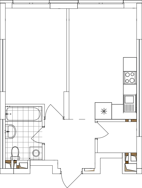 -кімнатна у ЖК Варшавський 2